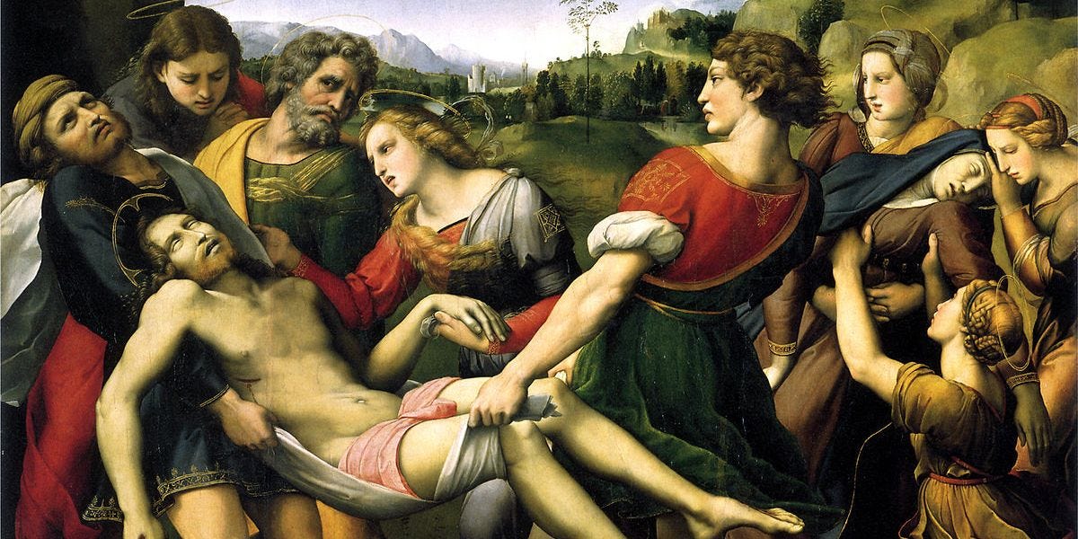 Deposition or the Entombment by Raphael | Borghese Gallery