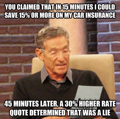 Memebase - car insurance - All Your Memes In Our Base - Funny Memes -  Cheezburger