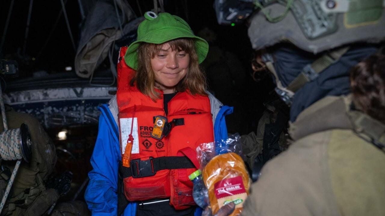 Israeli forces intercept Gaza-bound aid flotilla with Greta Thunberg in  overnight raid
