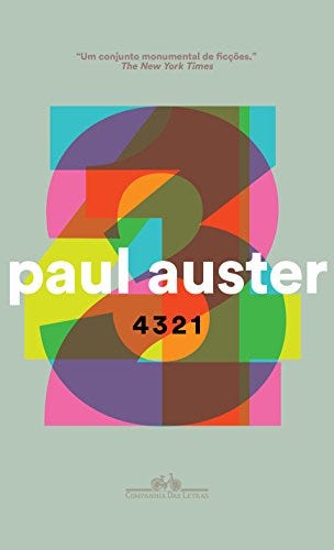 4 3 2 1 eBook : Auster, Paul, Figueiredo, Rubens: Amazon.com.br: Livros