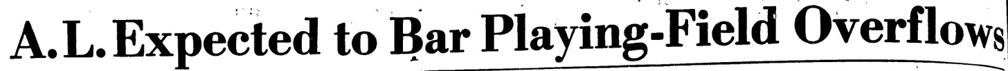 1949 Sporting News Overflow Crowd Senators Yankees
