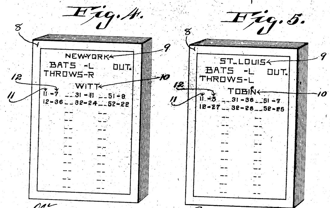 National Pastime Patent Cards