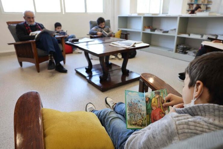 Una biblioteca pública en Beirut, LíbanoJoseph Eid/Agence France-Presse — Getty Images