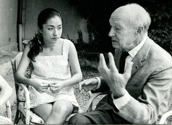 Chung with Joseph Szigeti in 1969.jpg