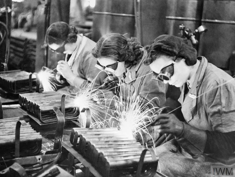 Image: IWM - Women in industry in Britain during the Second World War