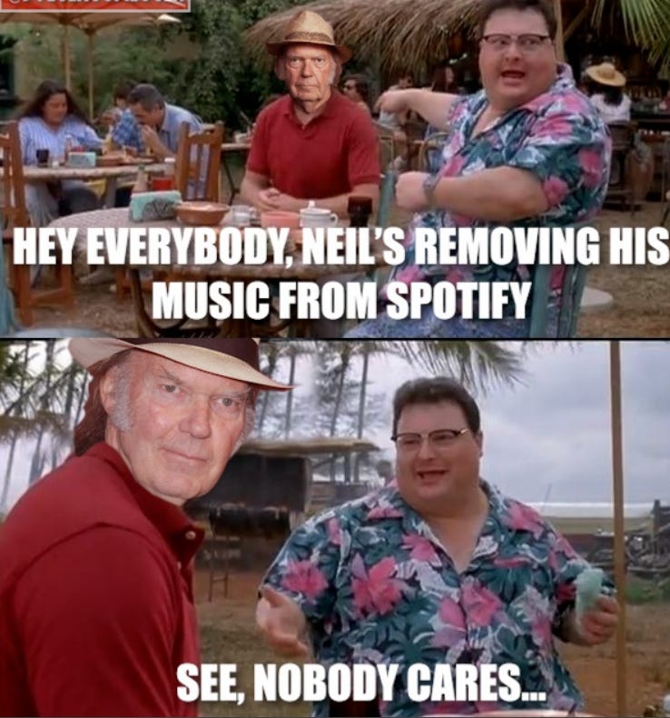 r/memes - Neil Young is irrelevant - Bye Boomer!