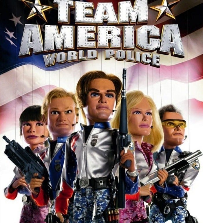 Image result from https://viewsfromthesofa.com/2013/08/19/team-america-world-police-2004-review/