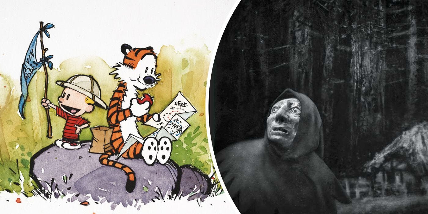 Everything You Need to Know About Calvin and Hobbes Creator's Book "The  Mysteries"