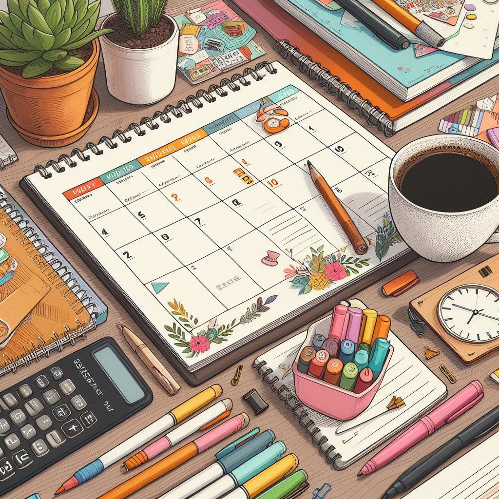 Planning ahead. Image by Bing.