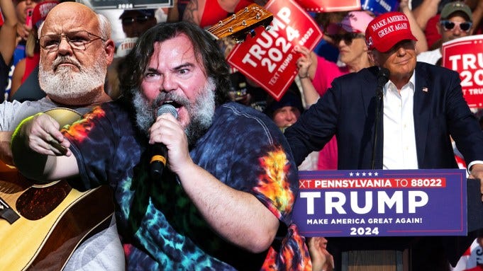 Jack Black Cancels Tenacious D Tour, Was "Blindsided" By Trump Joke