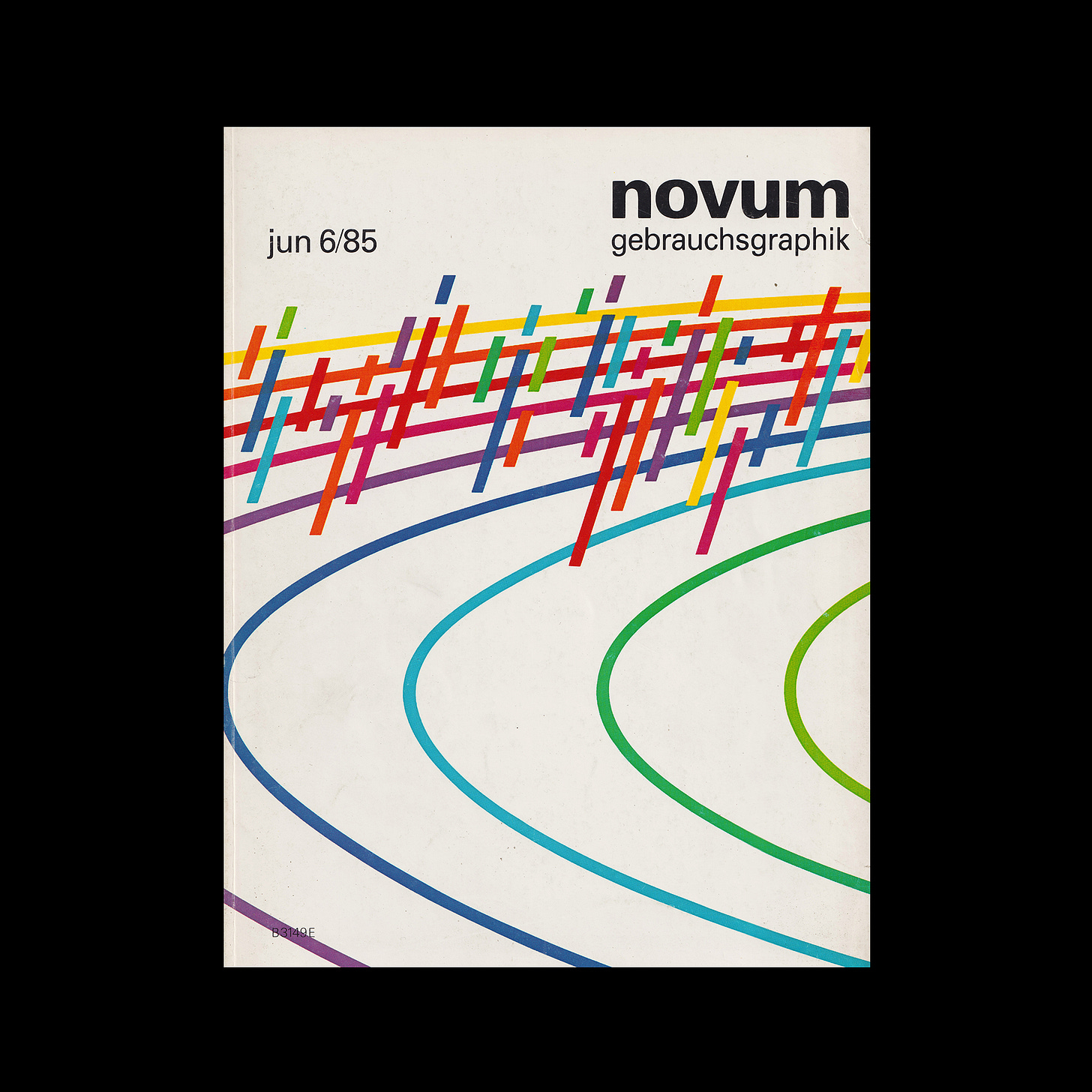 Novum Gebrauchsgraphik June, 1985 Logo Histories LogoArchive