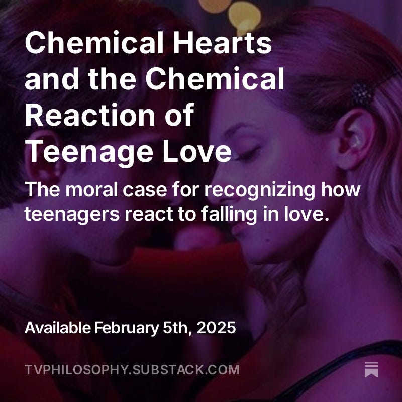 Chemical Hearts starring Lili Reinhart and Austin Abrams. Click here to find out when the piece comes out.