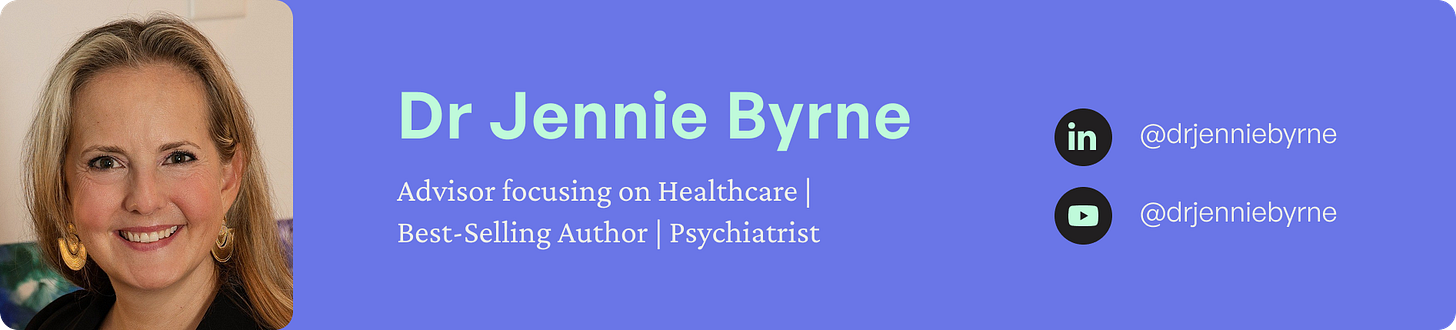 Dr. Jennie Byrne banner and photo