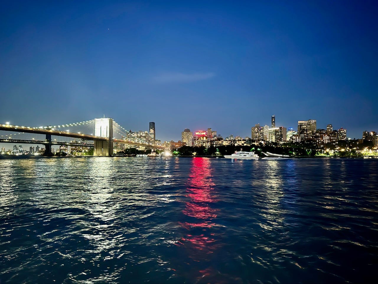 Evening view from the Seaport (Photo: Oliver Bouchard)