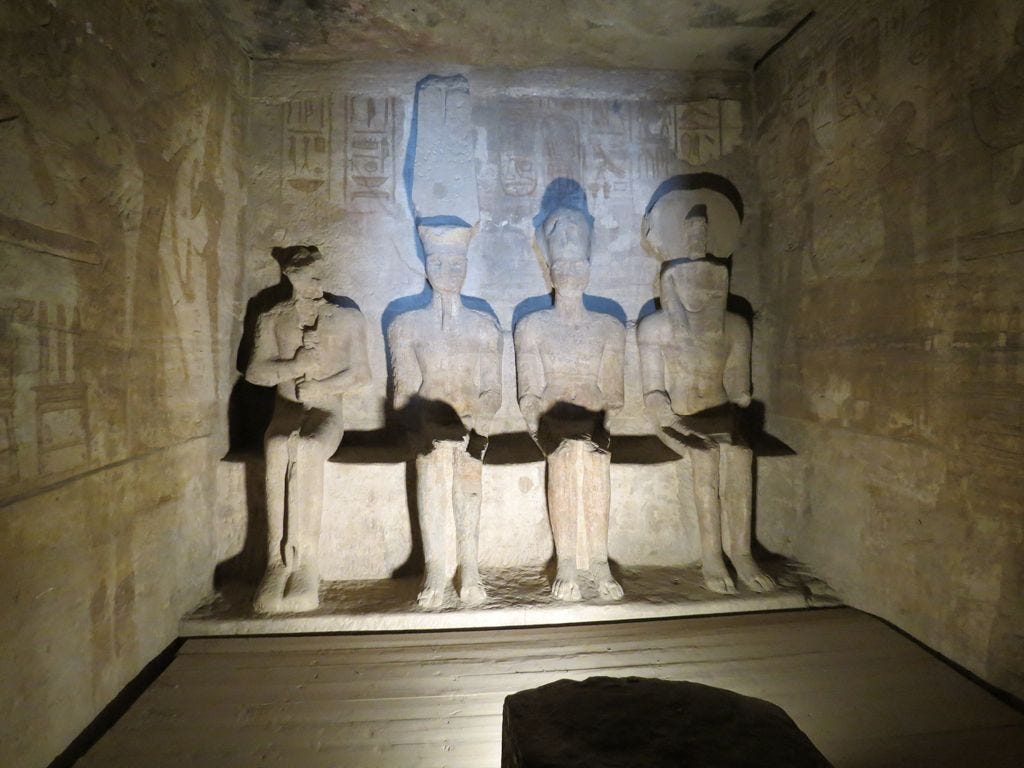 Gods inside Abu Simbel