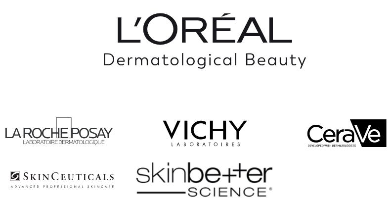 L'Oréal Dermatological Beauty brands.