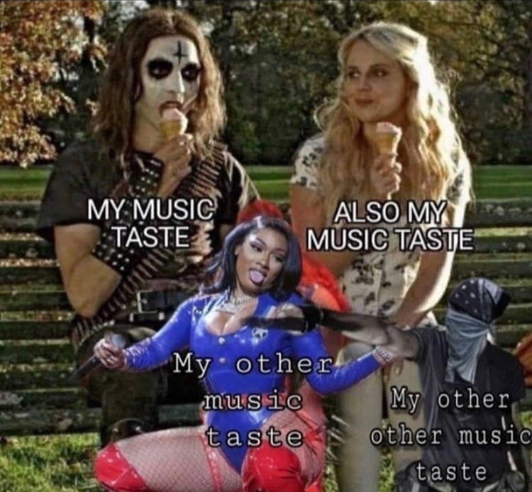 my music taste - Meme by Chachi_azucar :) Memedroid