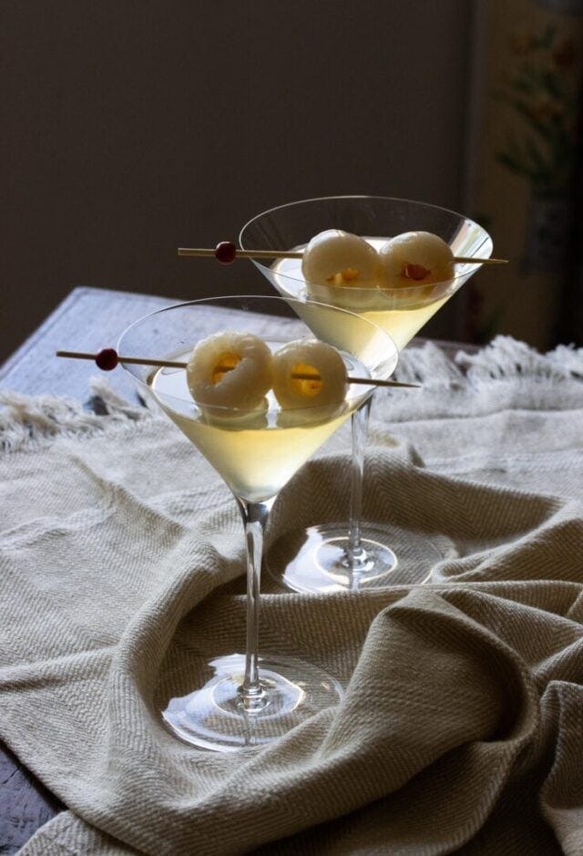 Lychee martini