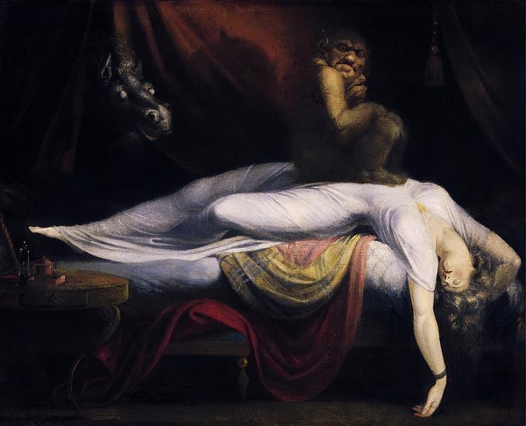 “The Nightmare” by Henry Fuseli (1781)