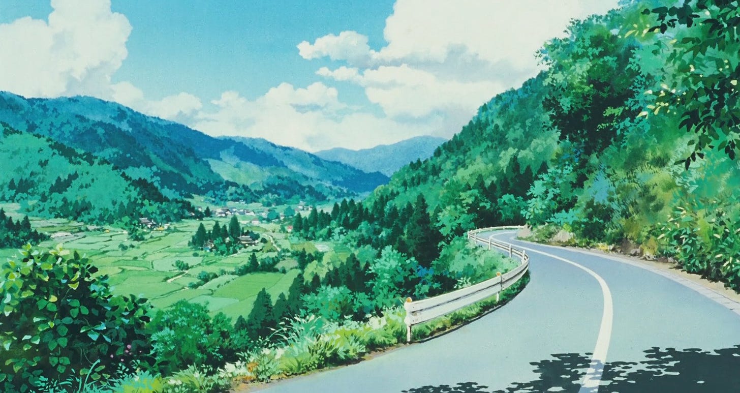 Tohad on X: "Backgrounds from Only Yesterday (Omoide Poro Poro, directed by  Isao Takahata, 1991 Studio Ghibli) : https://t.co/NeoZmGmi1U" / X