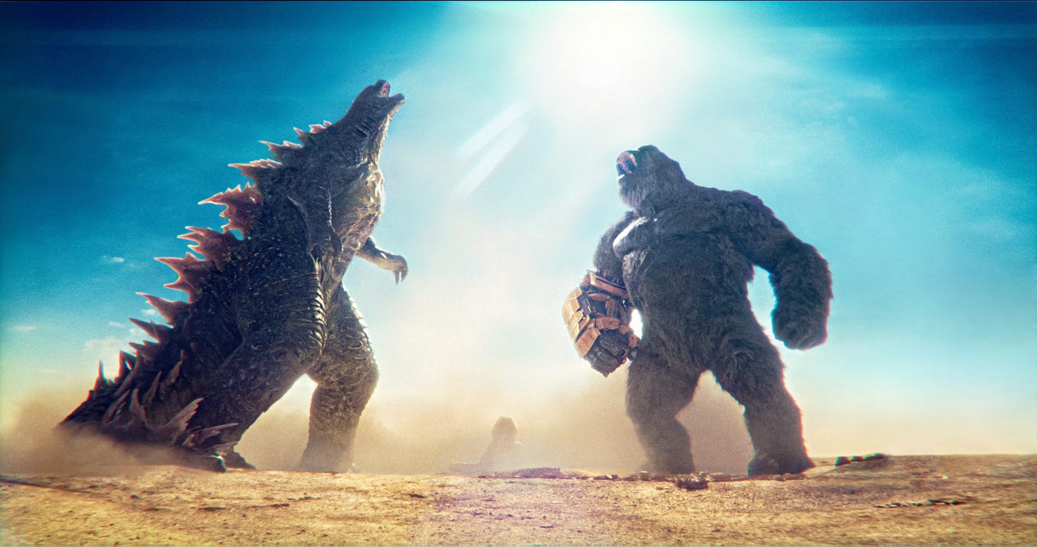 Godzilla and King Kong
