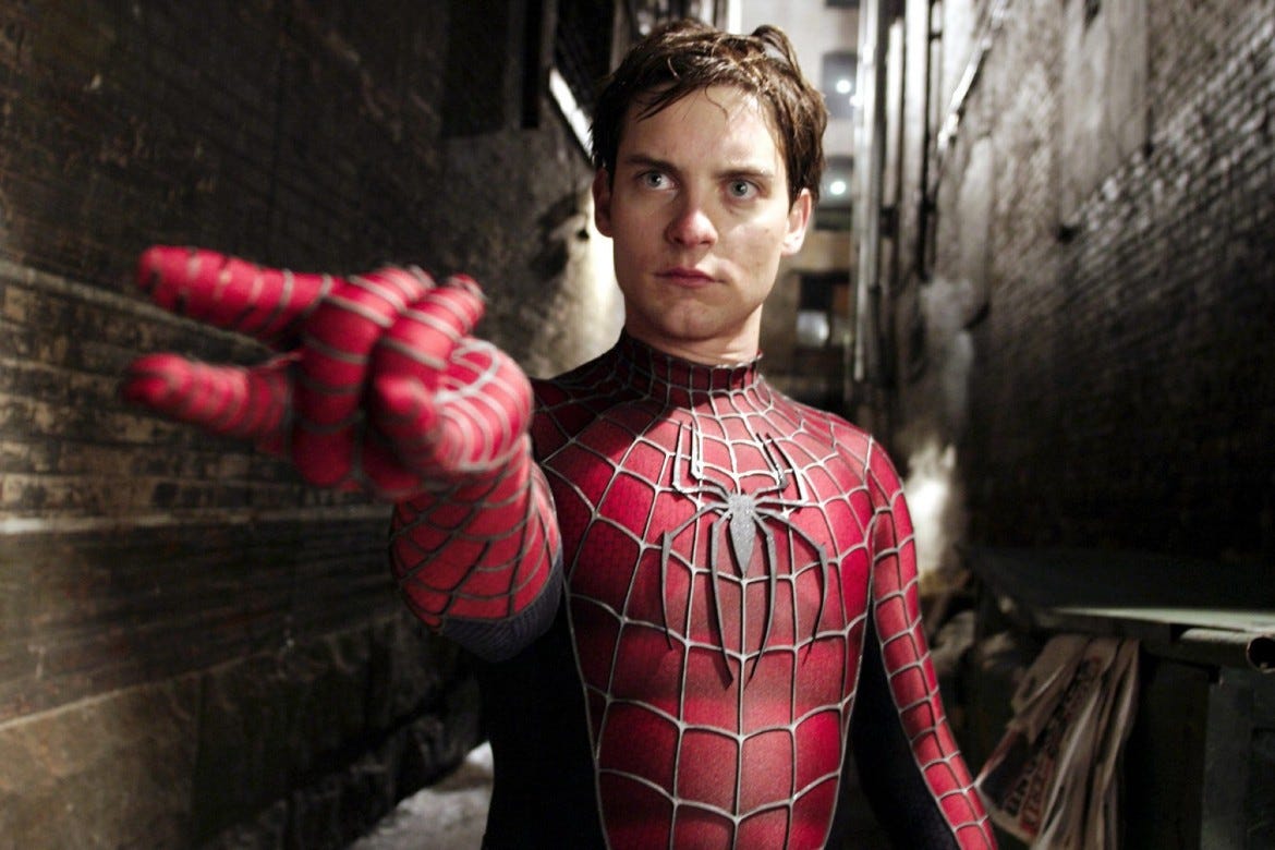 Homem-Aranha de Tobey Maguire: nasce um universo