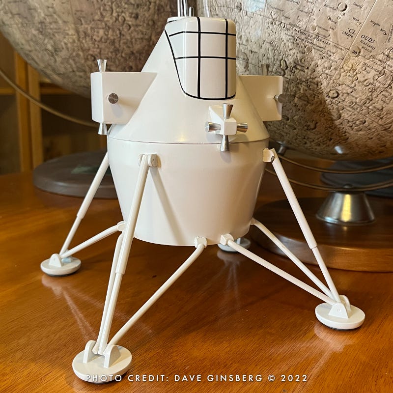 1962 Lunar Excursion Module concept model, NASA
