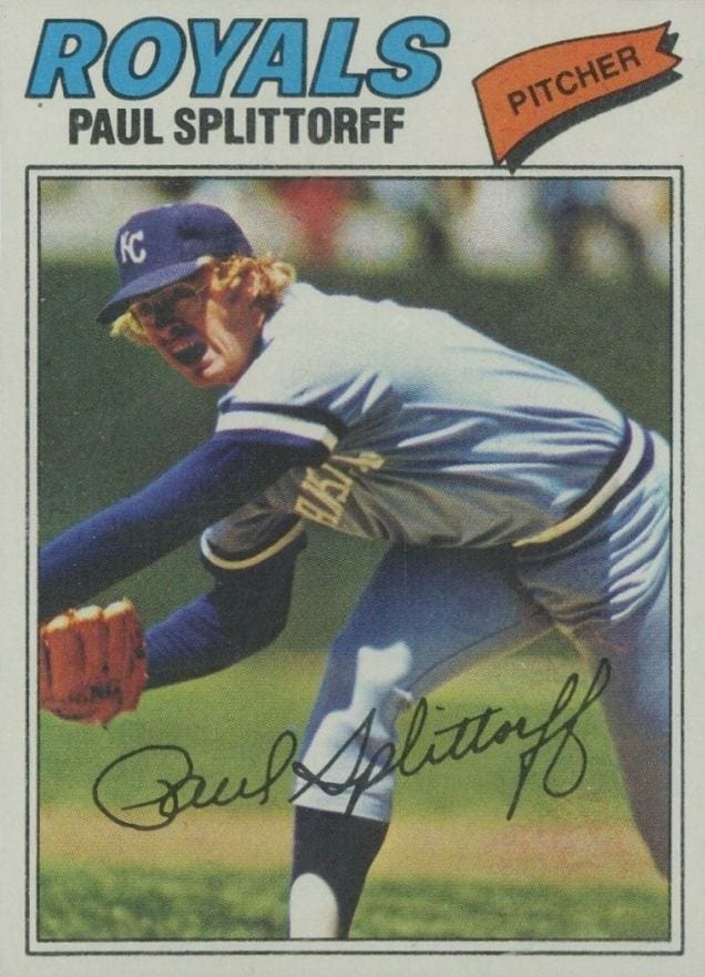 Paul Splittorff Baseball Cards