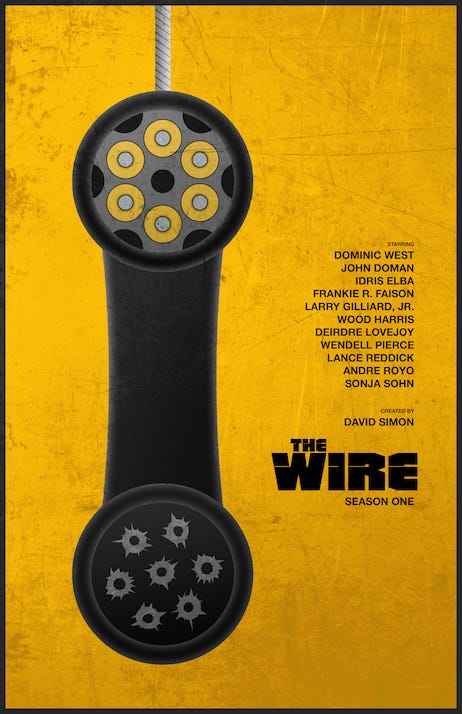 The Wire Minimalist Poster by eyeofapoet on DeviantArt