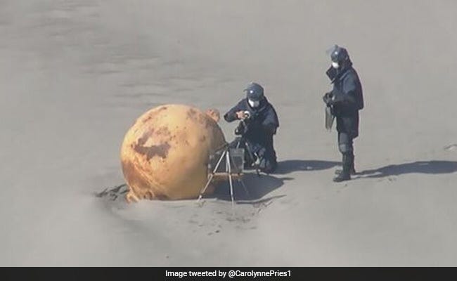Godzilla Egg? Spy Balloon? No, This Is What The 'Mystery Orb' On Japan  Beach Really Is