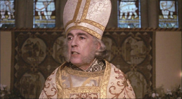 The priest from The Princess Bride about to say "MAWWAIGE"
