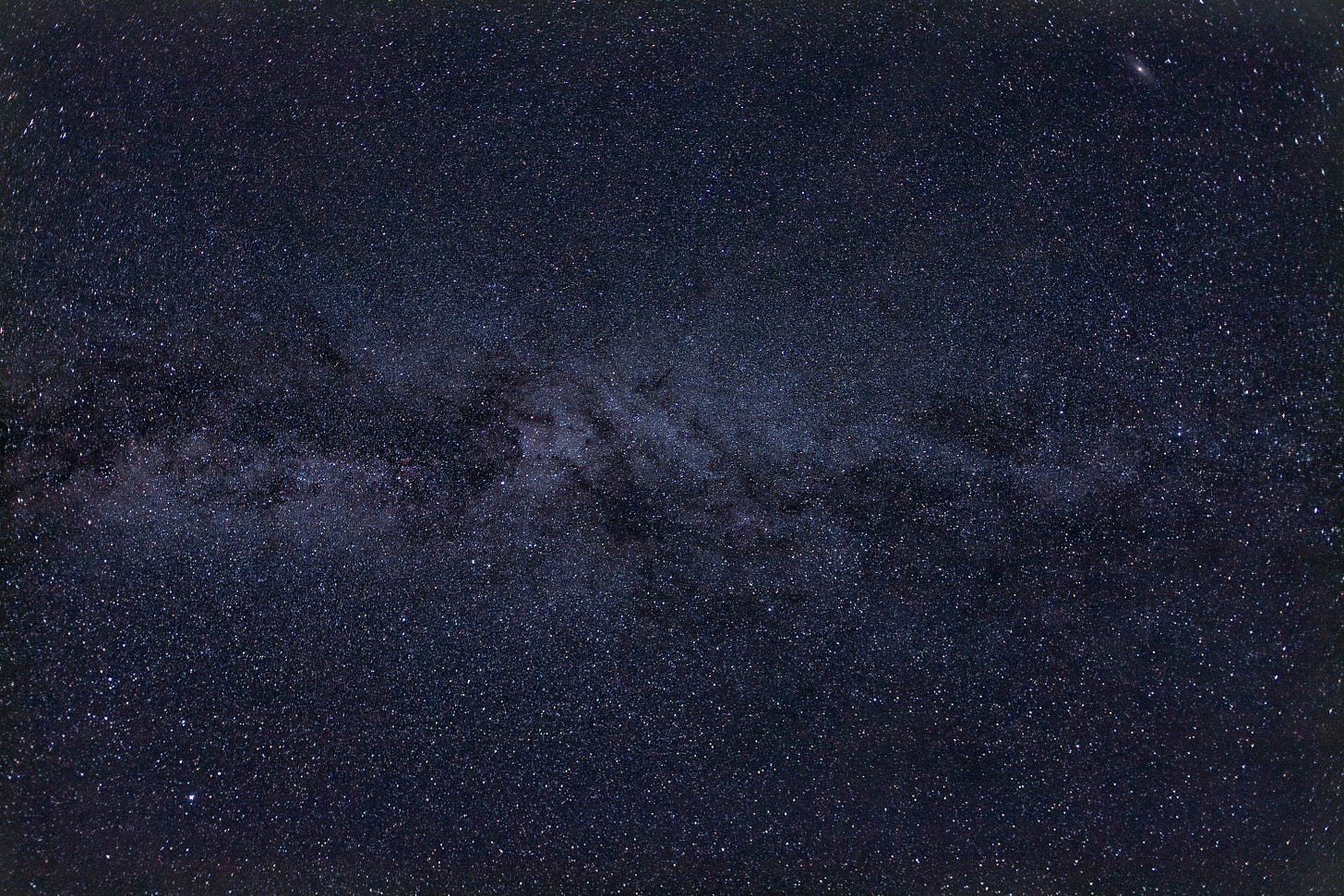 black and blue milky way and stars over Germany black and blue milky way and stars over Germany