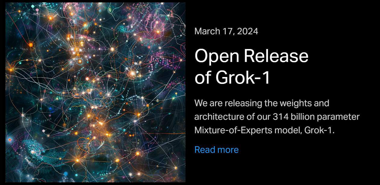 Elon Musk 守諾言公開AI 模型源碼Grok-1 可作商業用途硬撼ChatGPT - unwire.hk 香港