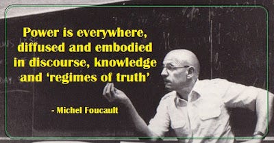 Literary Musings ...: Foucault's 'Incisive Insights' on Power