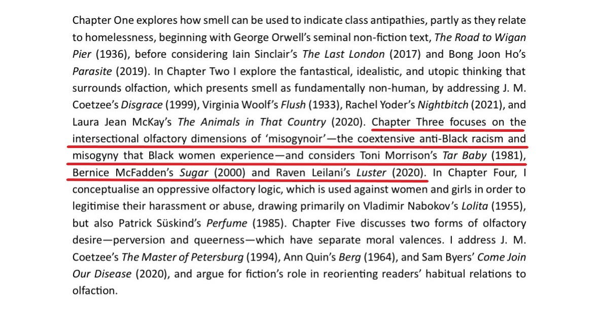 A screenshot of the abstract of Dr. Ally Louks's PhD thesis.