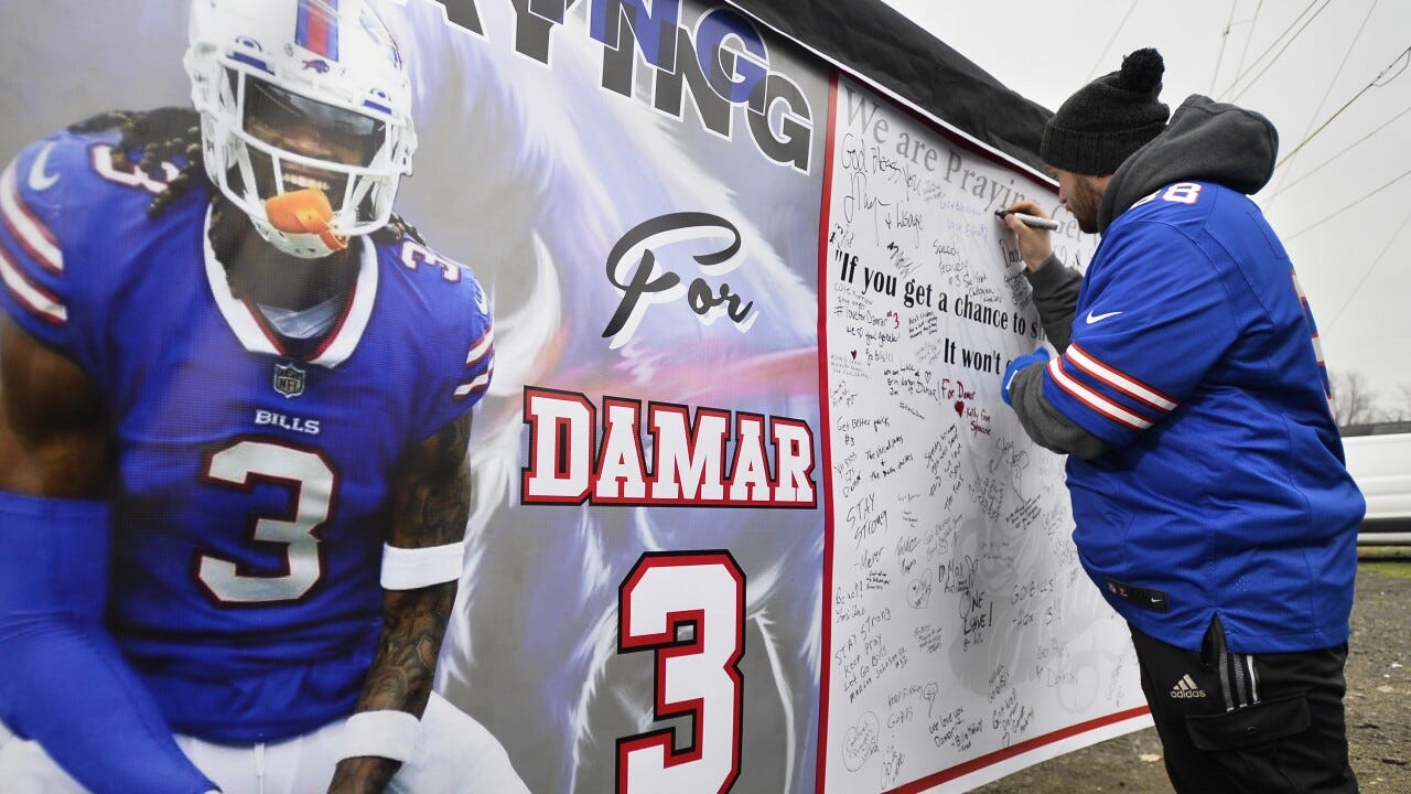 Damar Hamlin released from UC Medical Center and has returned to Buffalo