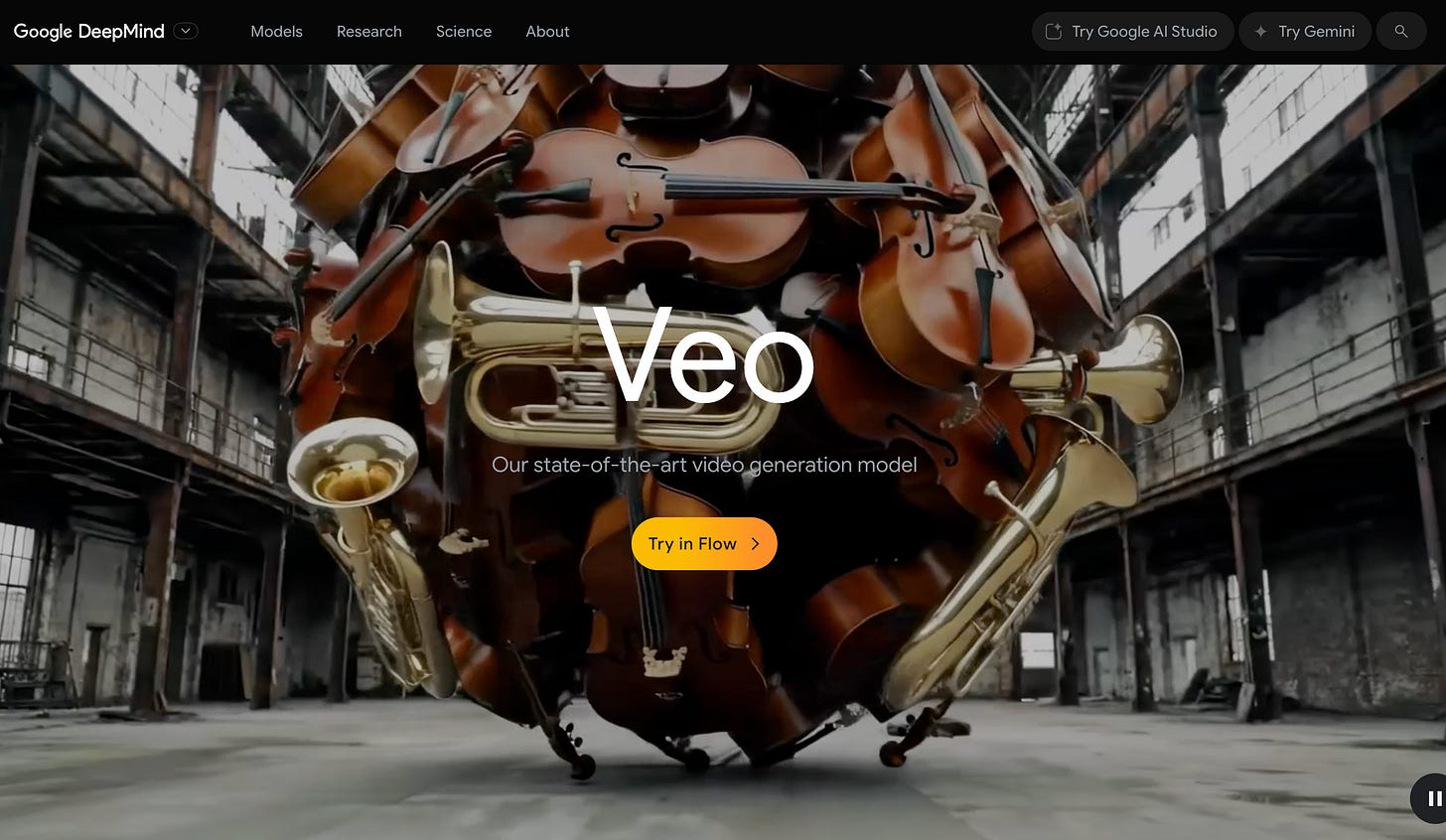 Veo 3 - Modelo de vídeos da DeepMind