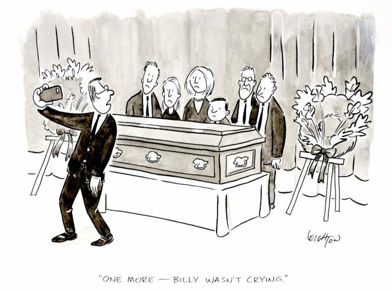 One More - Billy Wasn't Crying." Original Social Media Cartoons from The New  Yorker – The CartoonStock.com Blog