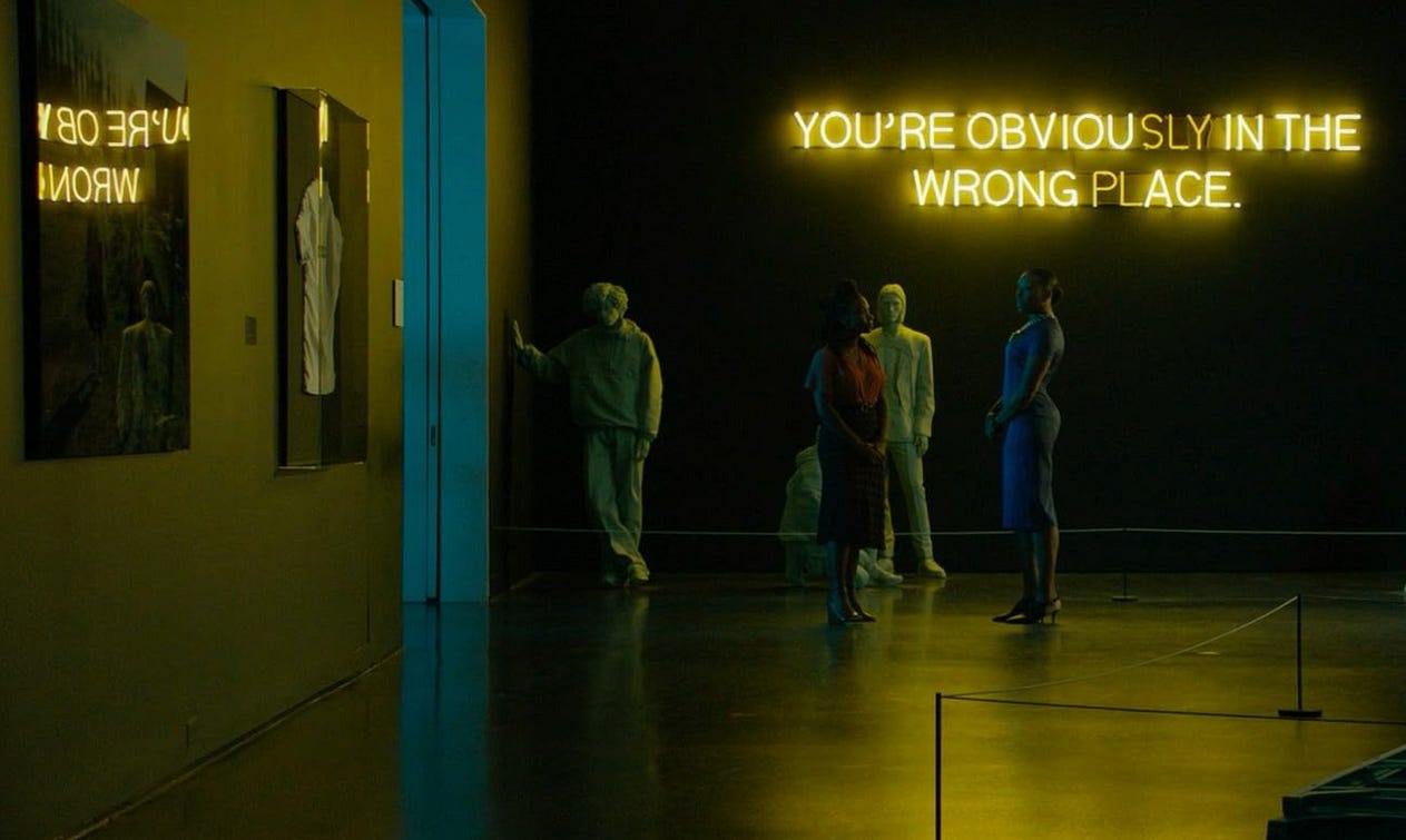 Image of art exhibit from the movie Candyman (2021) / Universal Pictures