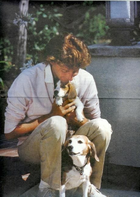 X-post From Old School Cool: Barry Manilow With His Beagle Puppy Named  Bagel! R/aww | peacecommission.kdsg.gov.ng