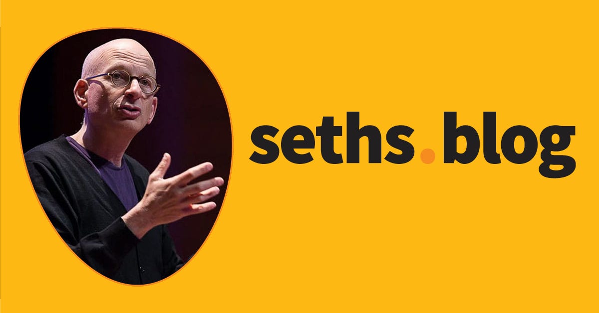 Finding agency | Seth's Blog