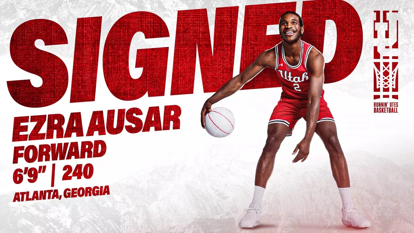 Runnin' Utes Sign ECU Transfer Ezra Ausar - University of Utah Athletics