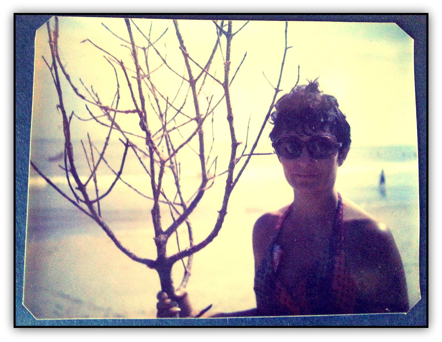 My mom on Vung Tau Beach 1974