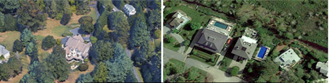 A collage of houses and trees

Description automatically generated