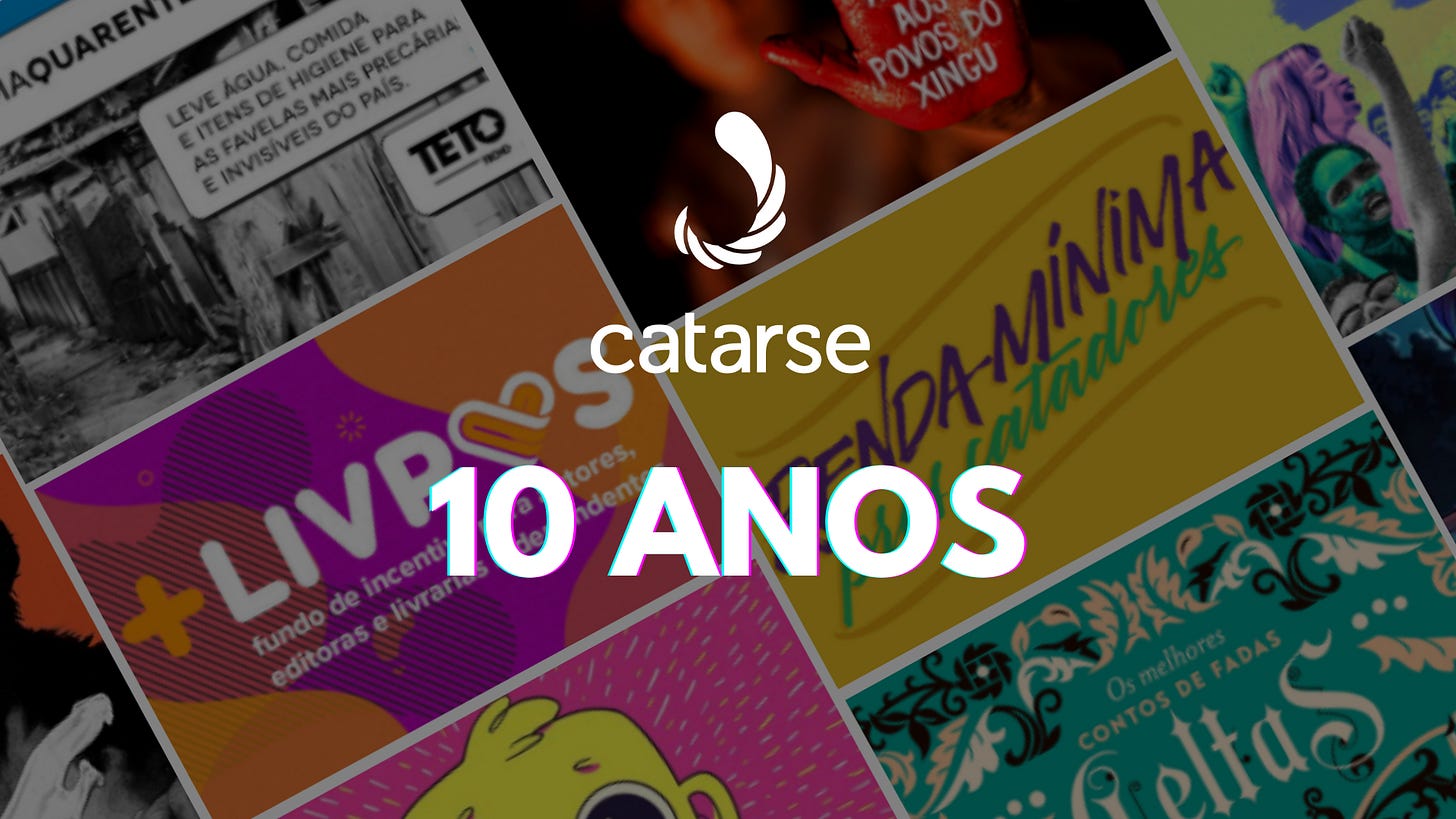 Dez anos de financiamento coletivo com Catarse