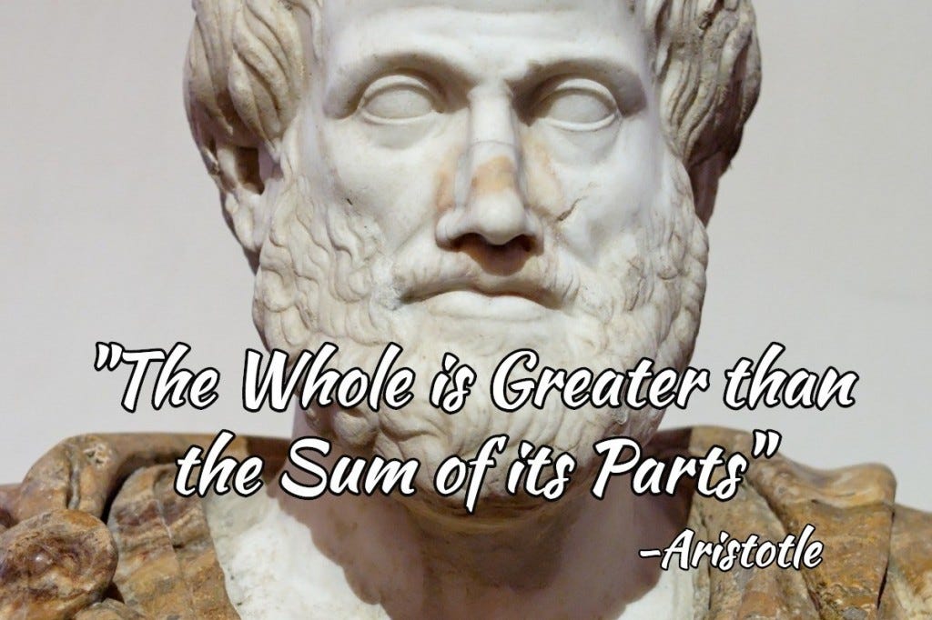 whole is greater than sum of parts