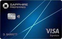 Chase Sapphire Preferred(Registered Trademark) VISA credit card