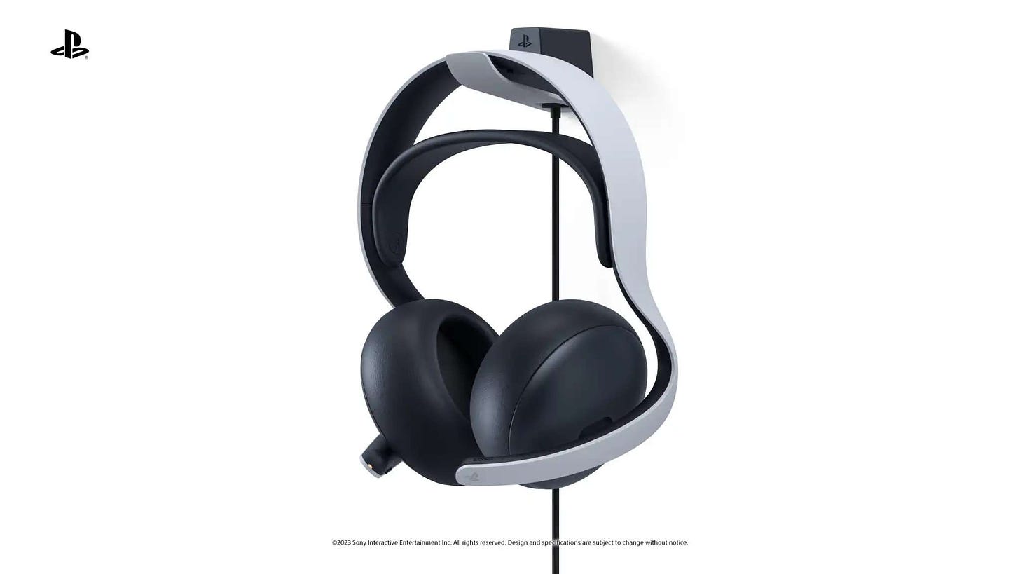 PS5 Pulse Elite headphone stand