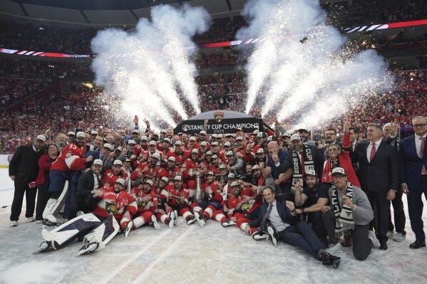 Panthers win the Stanley Cup to again show they're the NHL's best team | AP  News