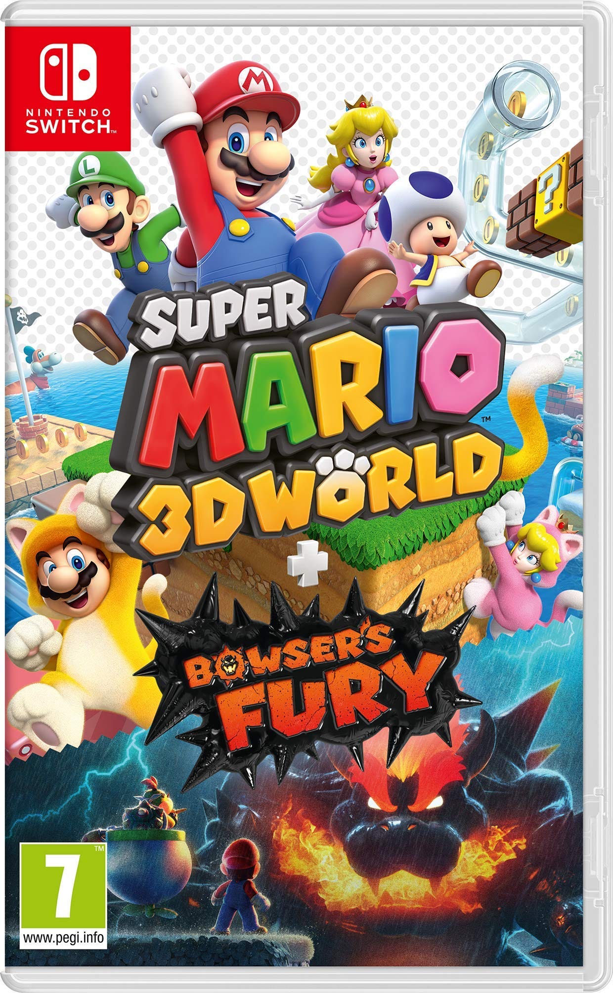 Super Mario 3D World + Bowser's Fury (Nintendo Switch) : Amazon.co.uk: PC &  Video Games
